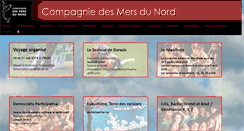 Desktop Screenshot of compagniedesmersdunord.fr